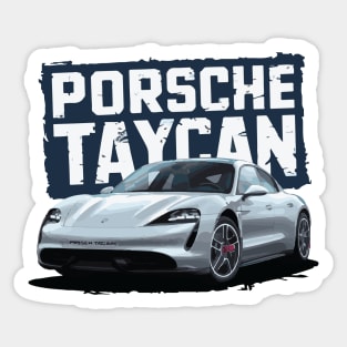 Porsche Taycan Luxury Car Sticker